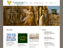 Tablet Screenshot of goldengrowers.com